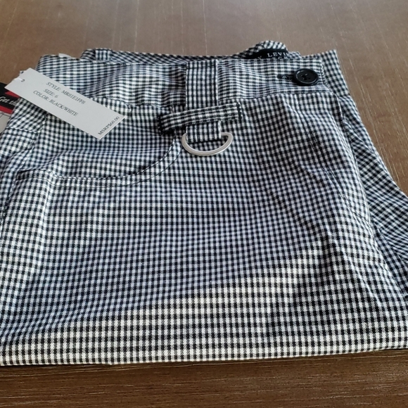 NWT LARRY LEVINE  STRETCH  CAPRIS - Picture 6 of 7